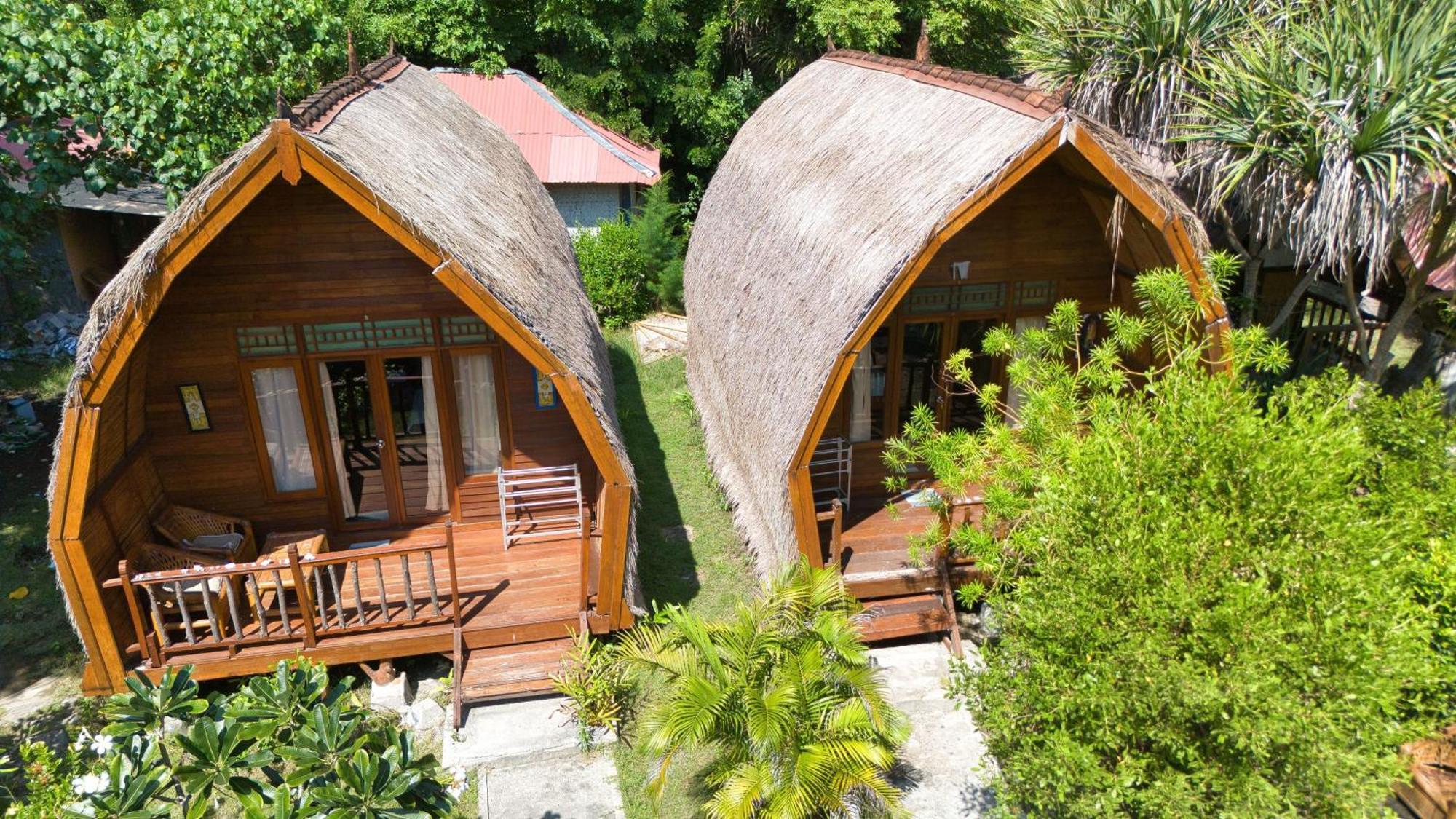 Bunga Bungalows Гили-Мено Экстерьер фото